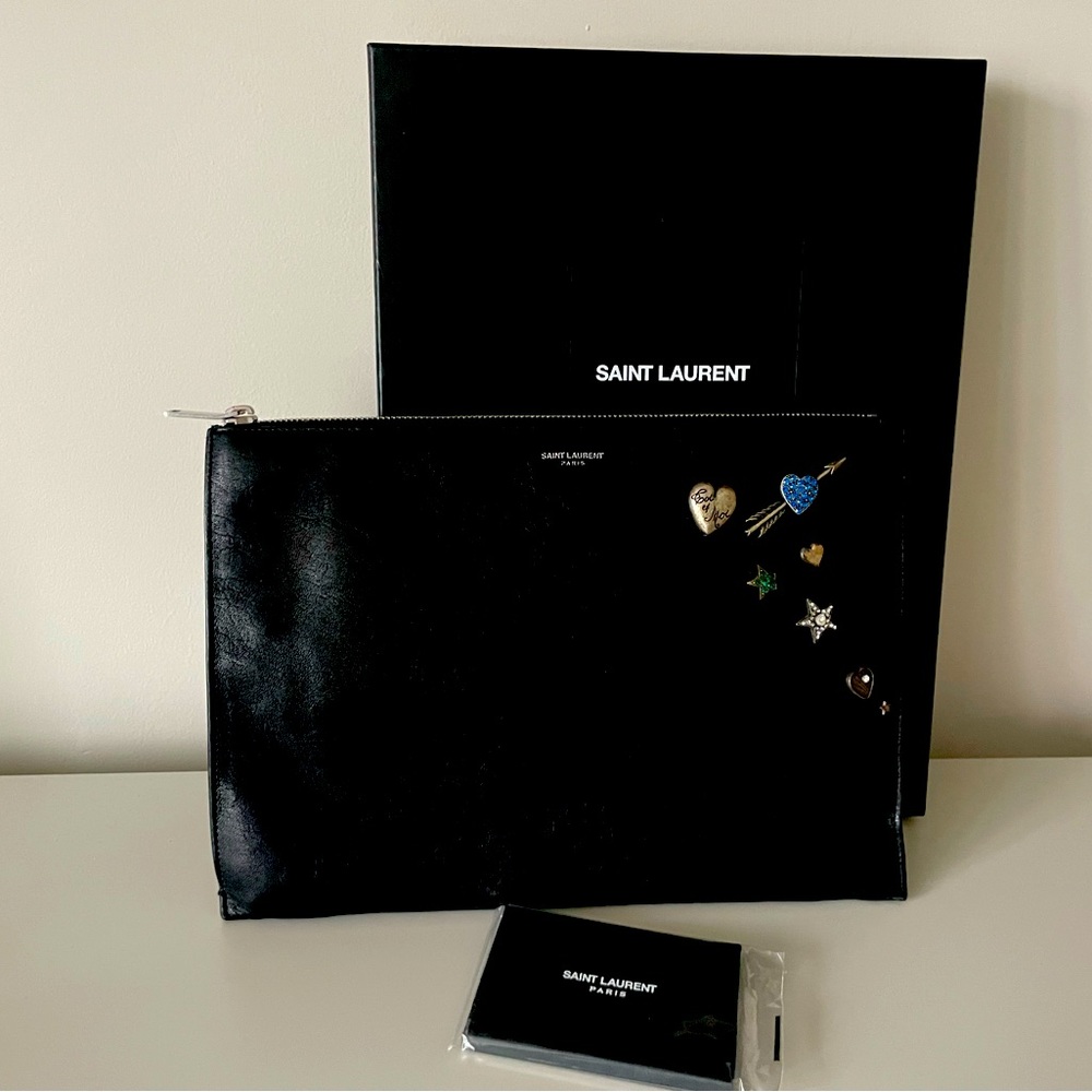 Yves Saint Laurent Charm Clutch